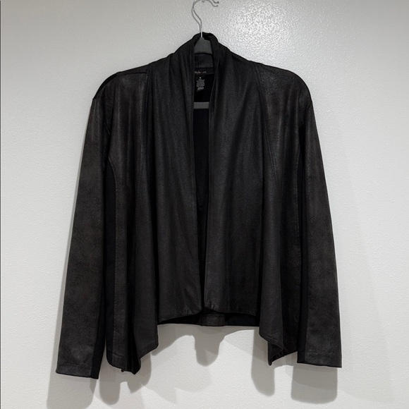 Style & Co. Jackets & Blazers - Style & Co. Charcoal Open-Front Jacket